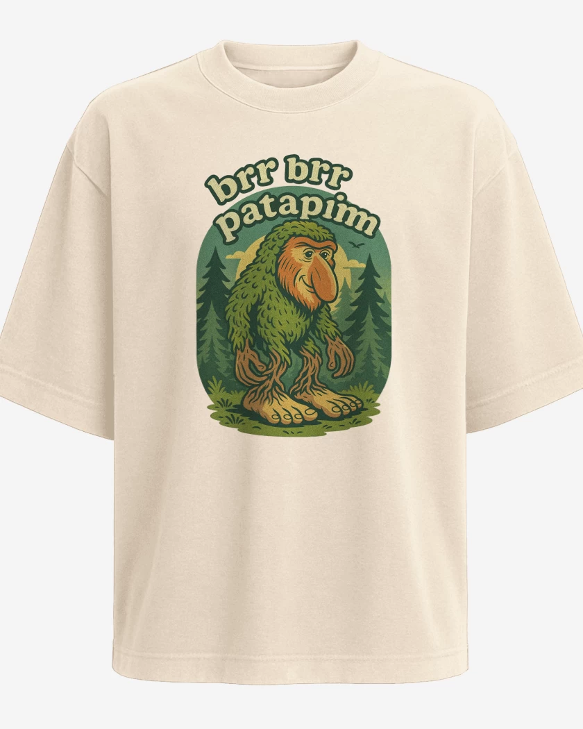 Polera Oversize Beige de Brr brr Patapim