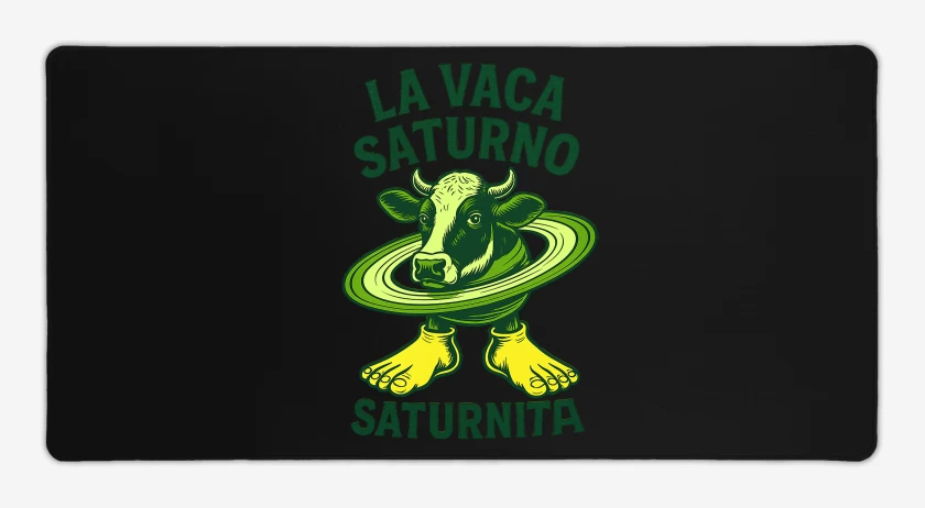 Mouse pad Gamer La vaca saturno saturnita
