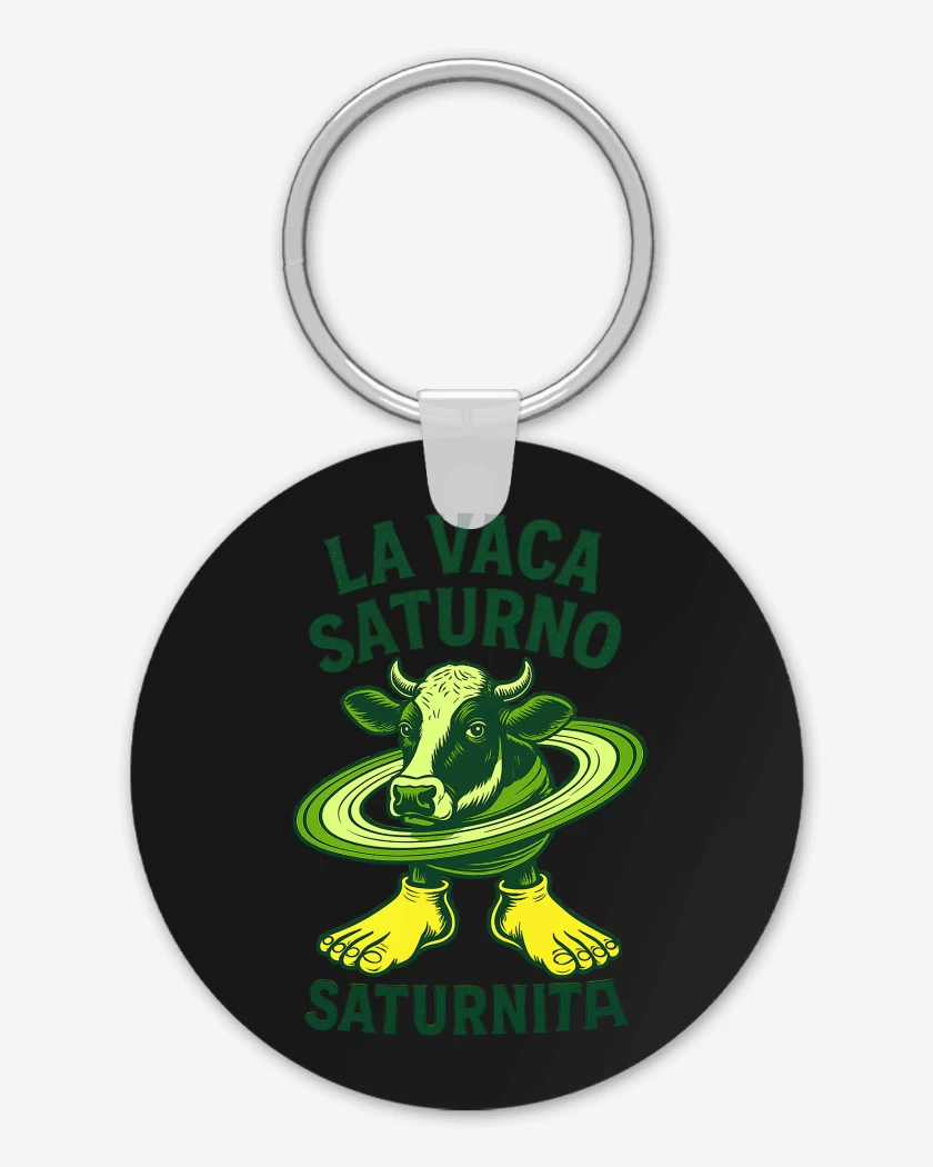 Llavero La vaca saturno saturnita