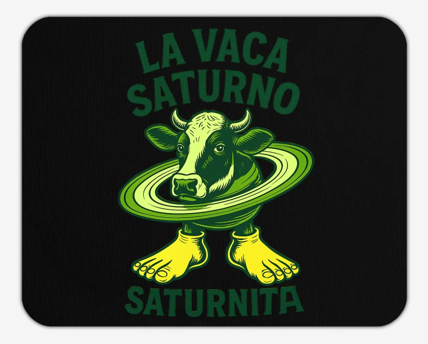 Mousepad La vaca saturno saturnita