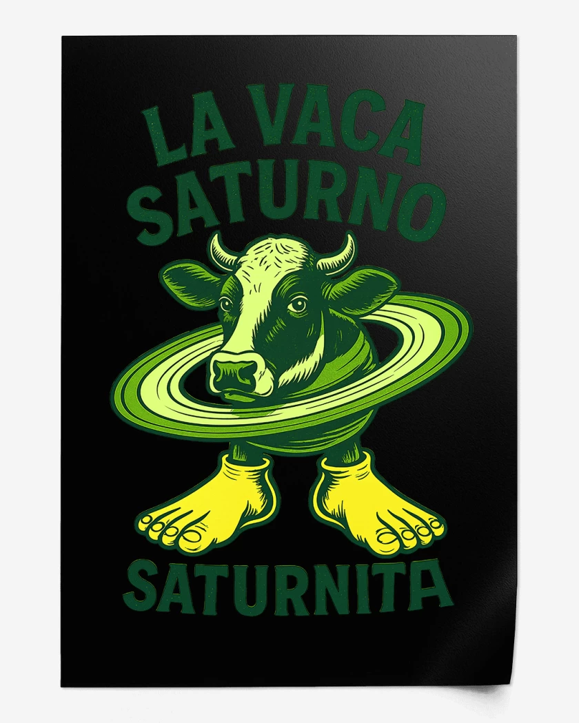 Print La vaca saturno saturnita