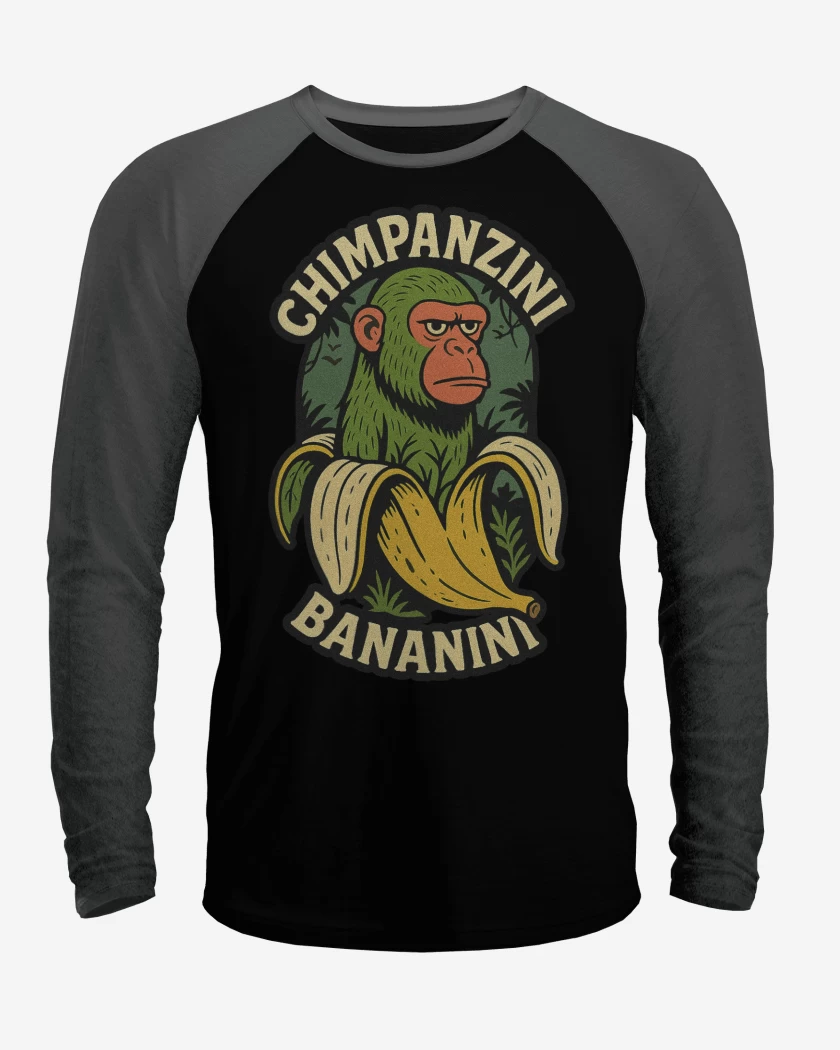 Polera Raglan Chimpanzini bananini