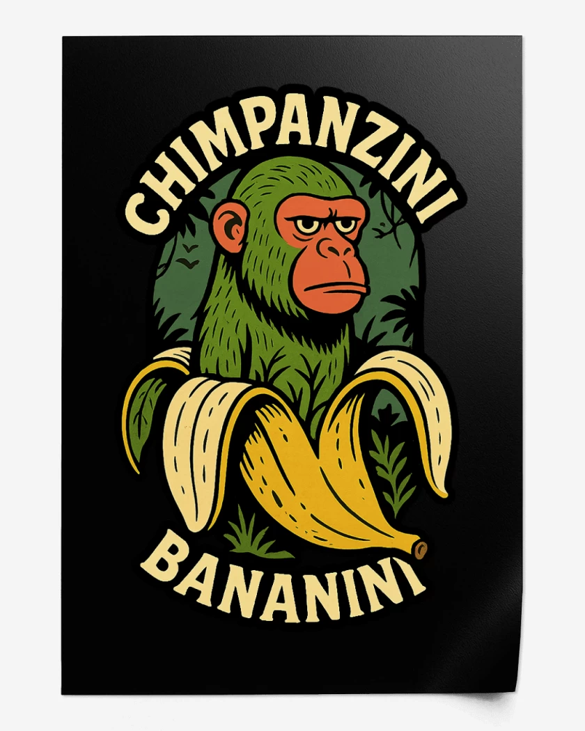 Print Chimpanzini bananini