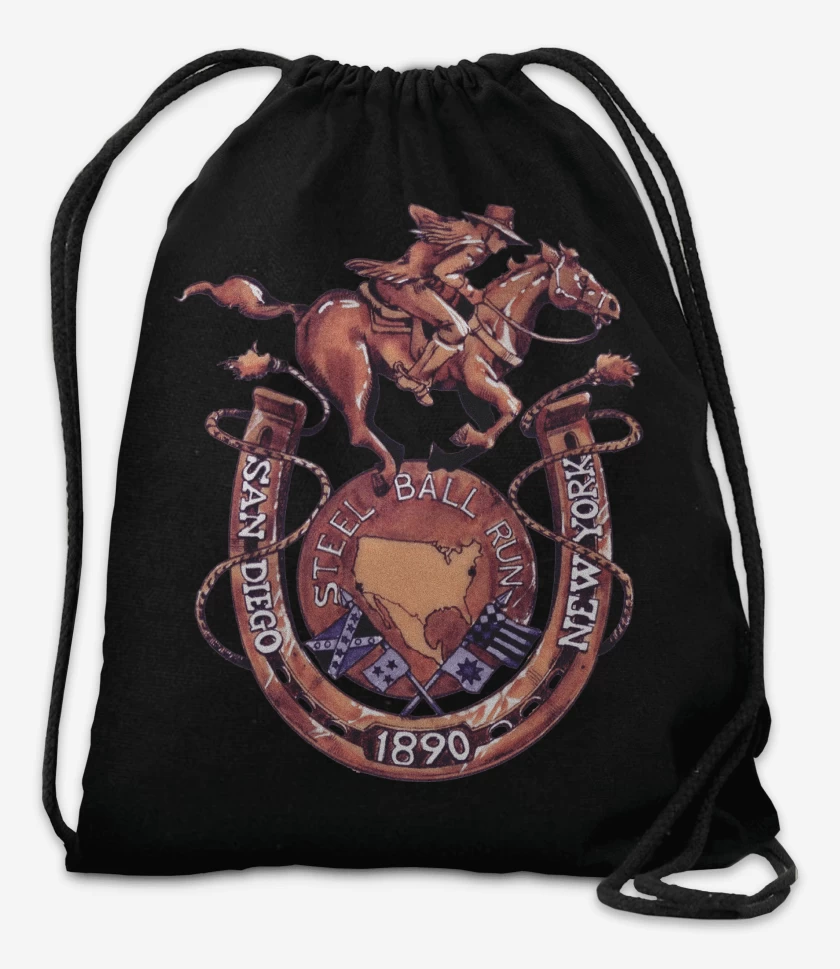 Mochila Negro de Steel Ball Run NY