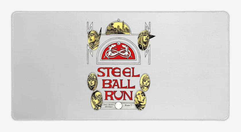 Mouse pad Gamer Jojos Steel Ball Run