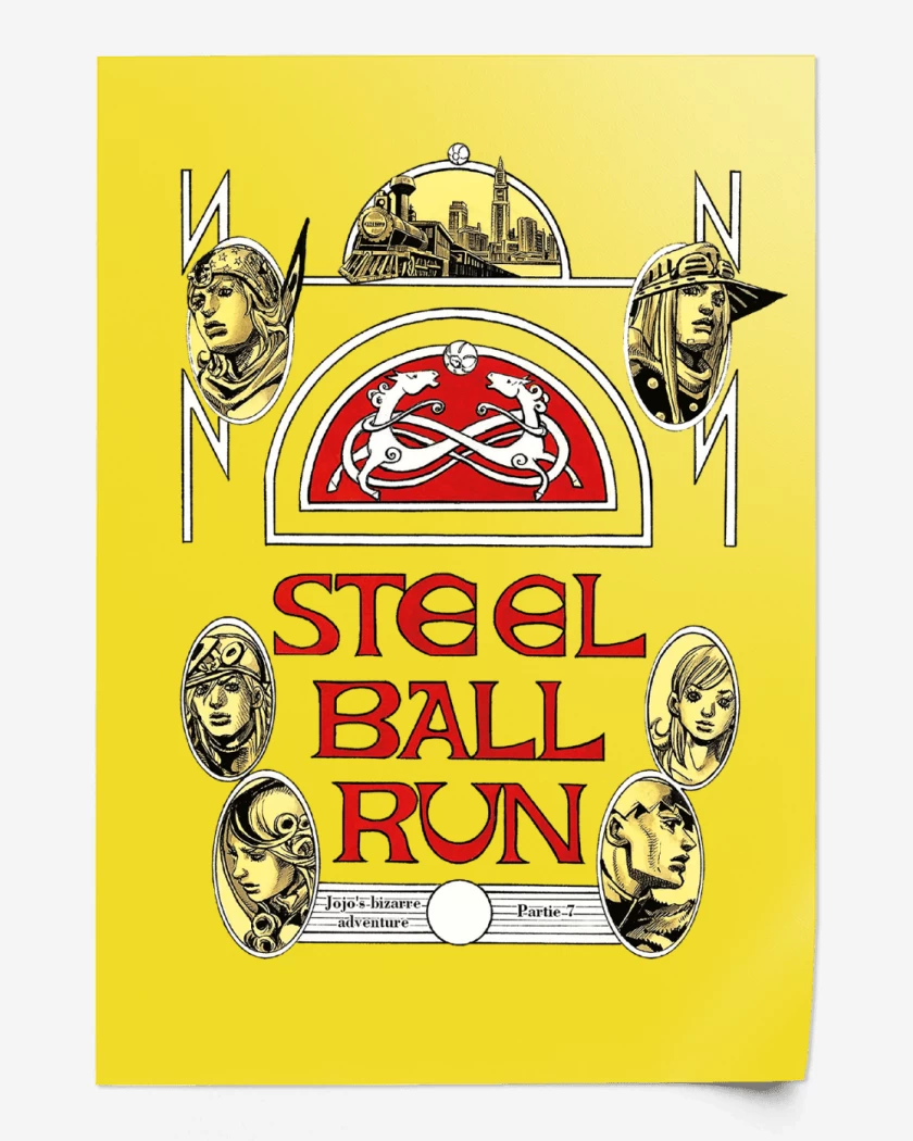 Print Jojos Steel Ball Run