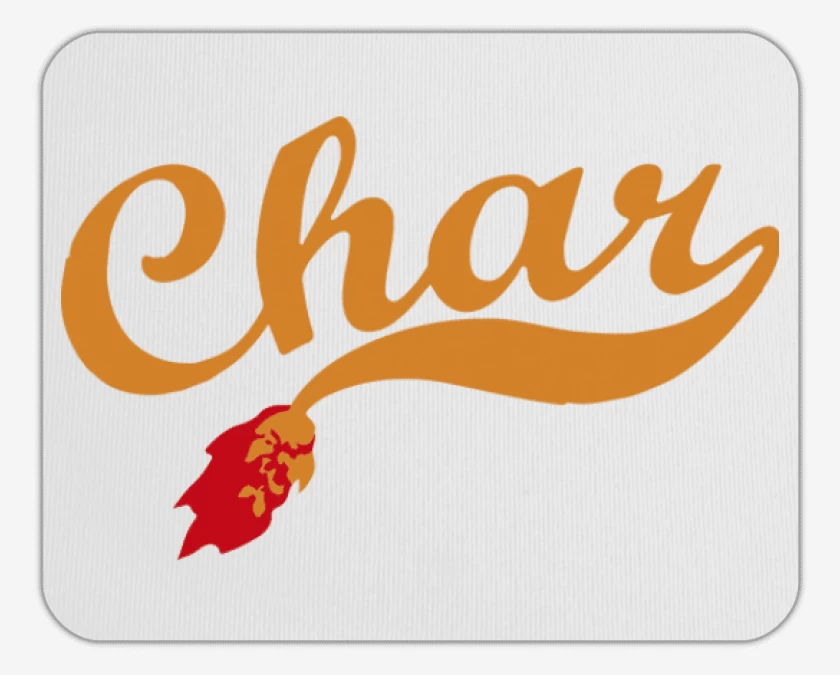 Mousepad Blanco de Char