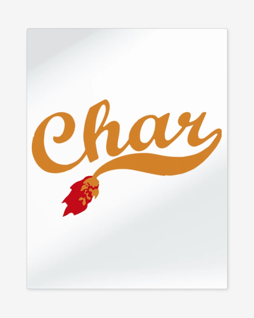 Print metalico Blanco de Char