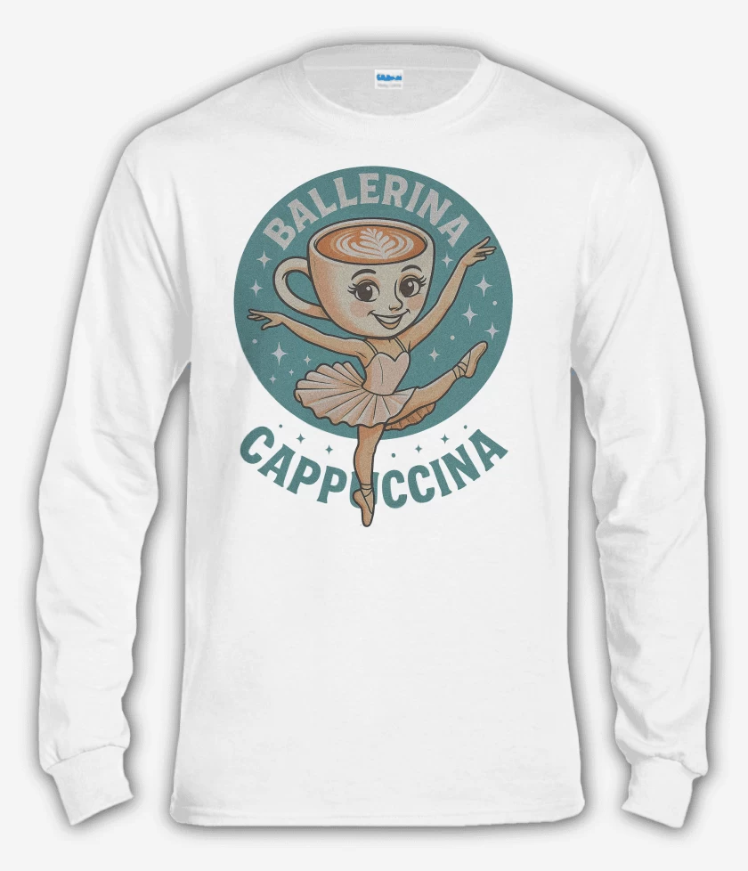 Polera manga larga Blanco de Ballerina cappuccina