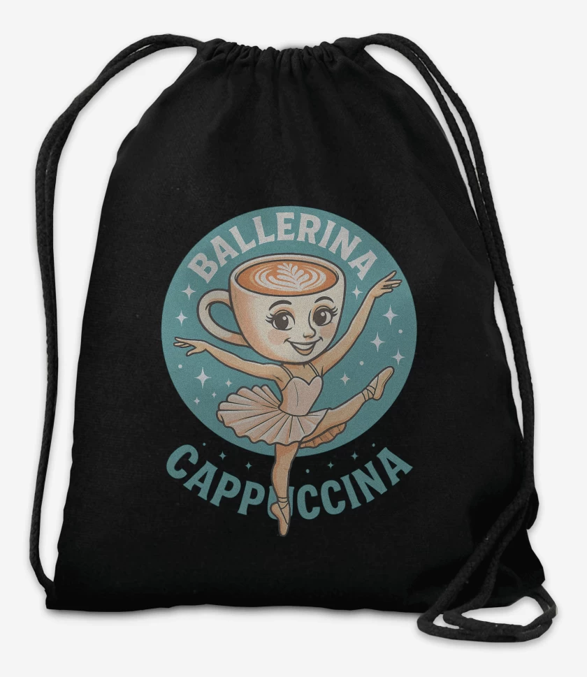 Mochila Negro de Ballerina cappuccina