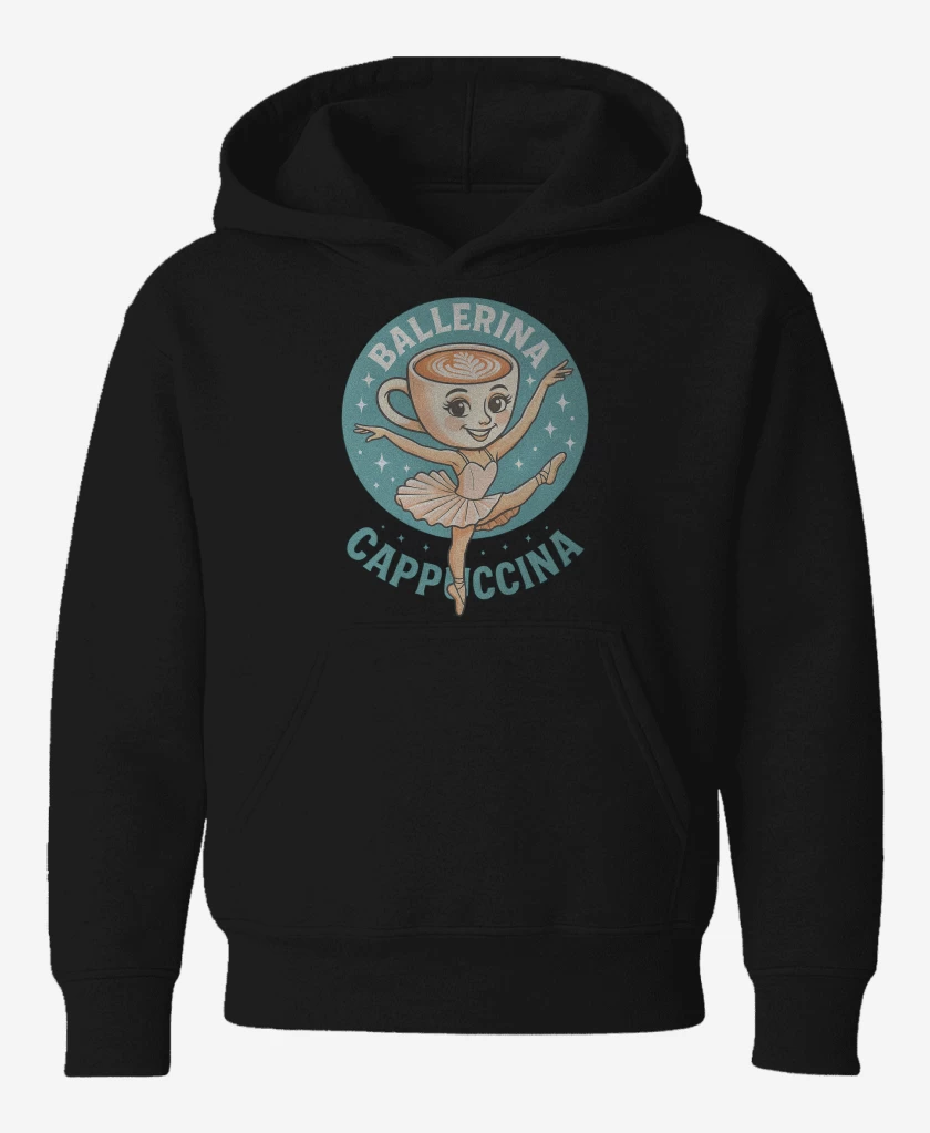 Poleron de niño Negro de Ballerina cappuccina