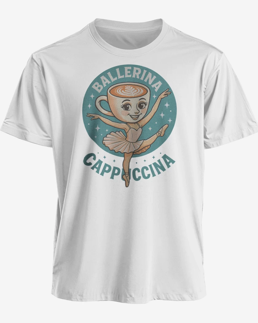 Polera premium Blanco de Ballerina cappuccina
