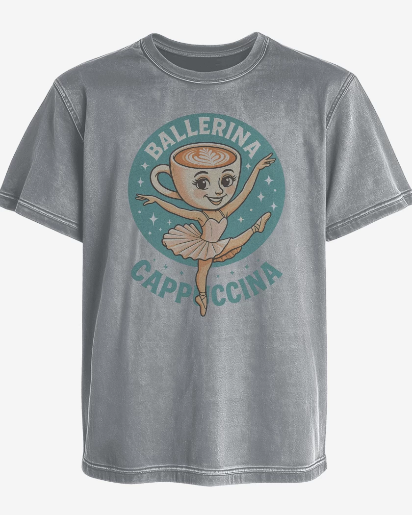 Polera desgastada Ballerina cappuccina