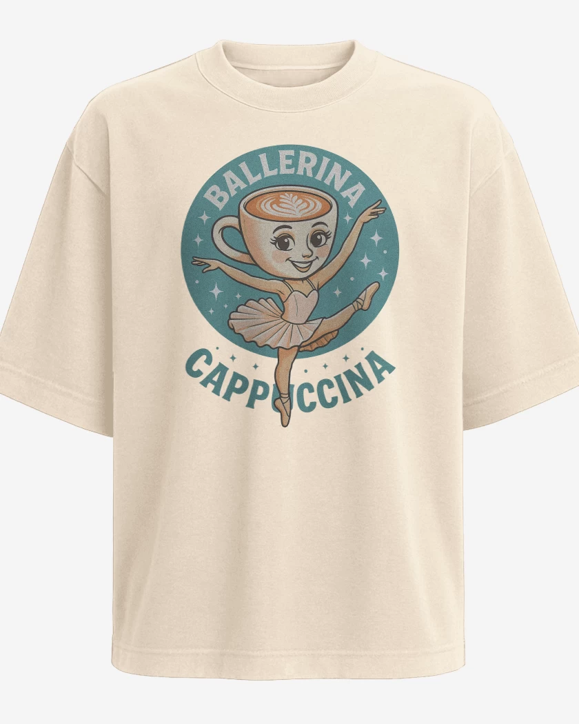 Polera Oversize Ballerina cappuccina