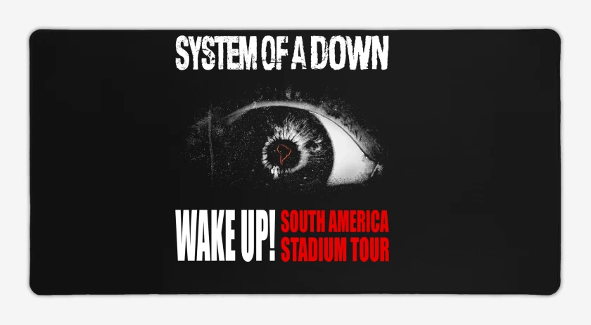 Mouse pad Gamer System of a Down Wake Up Tour