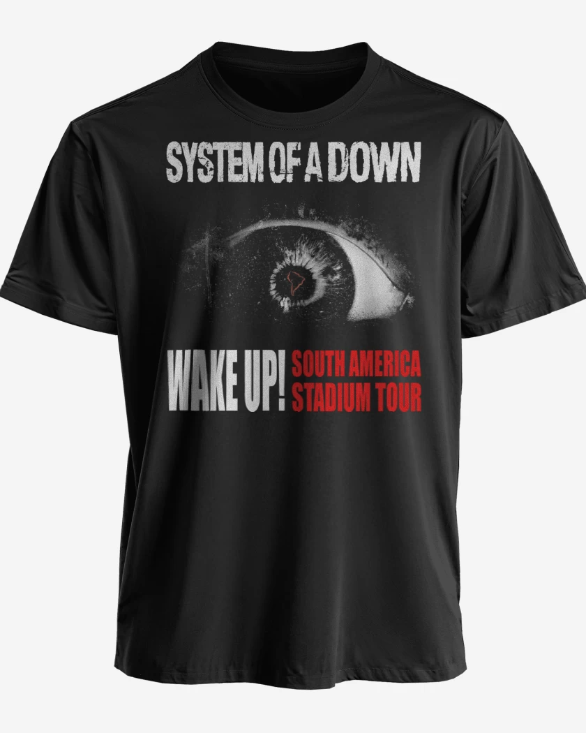 Polera System of a Down Wake Up Tour