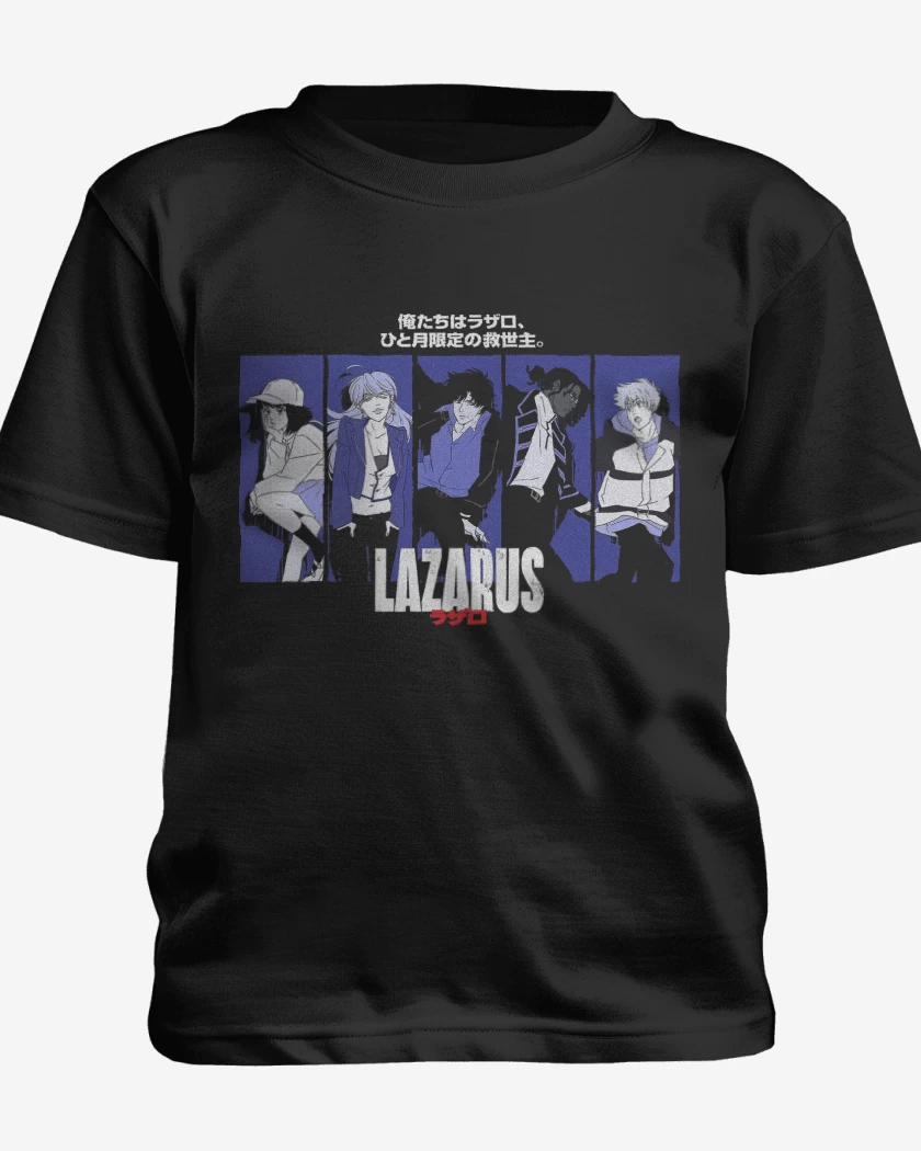 Polera de niño Negro de Lazarus Anime