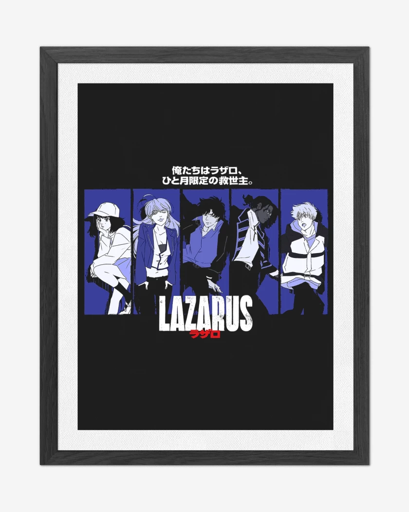 Cuadro decorativo Negro de Lazarus Anime