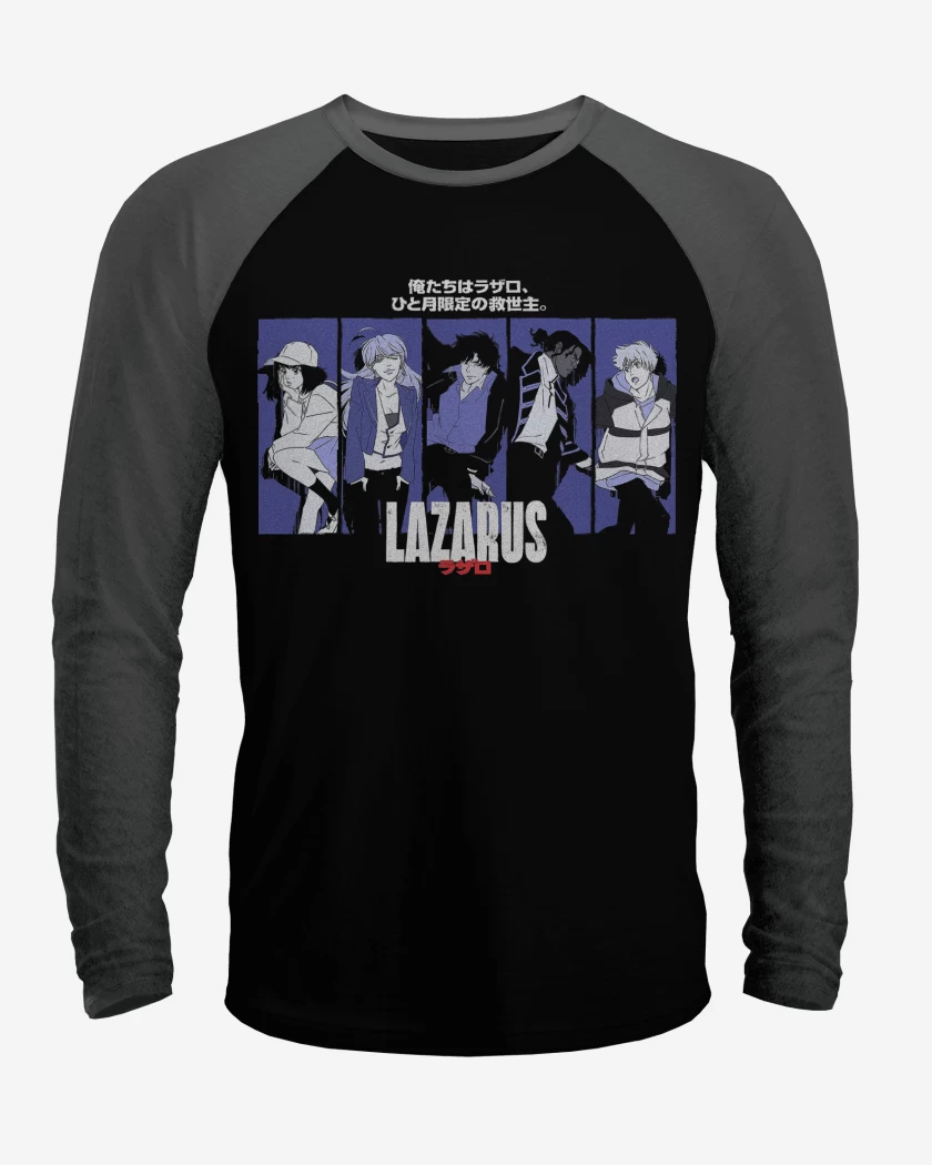 Polera Raglan Lazarus Anime
