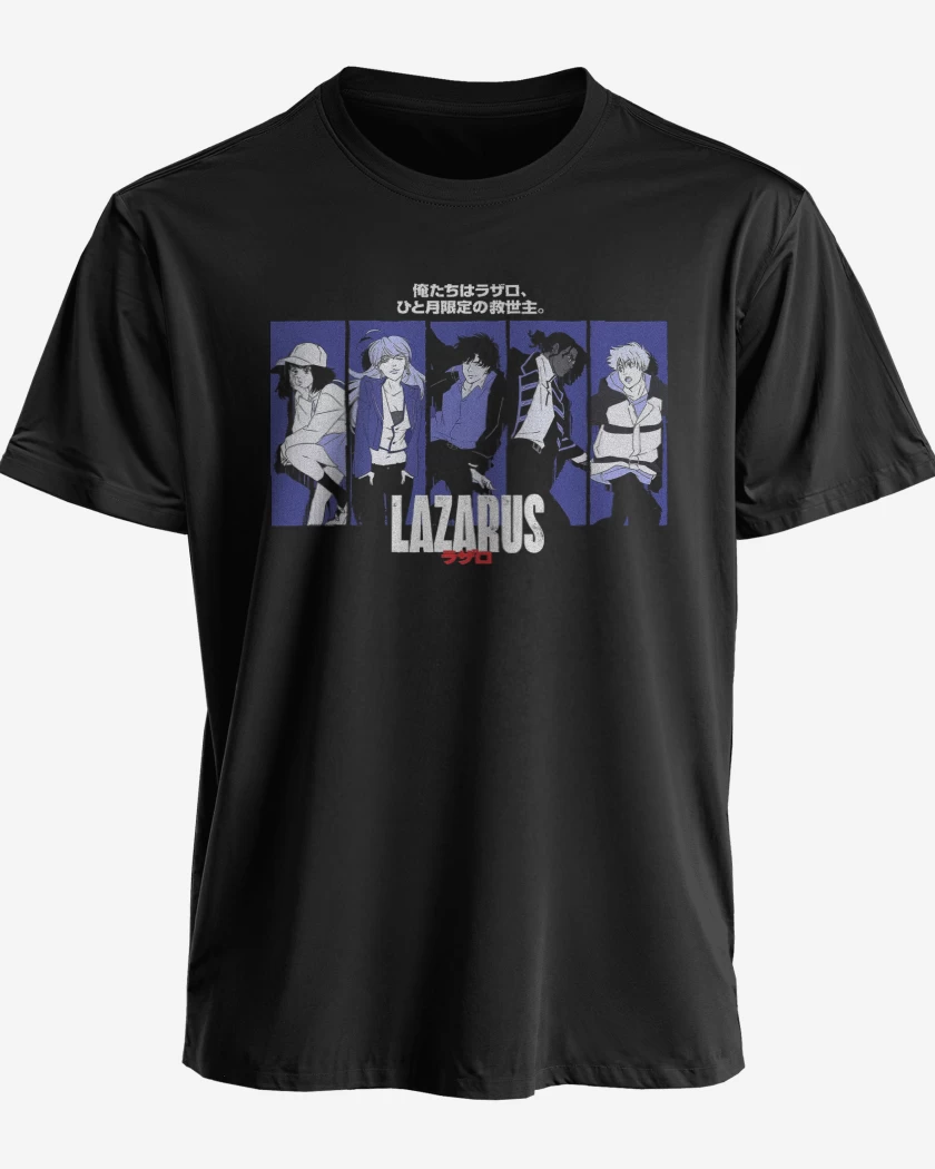 Polera premium Negro de Lazarus Anime