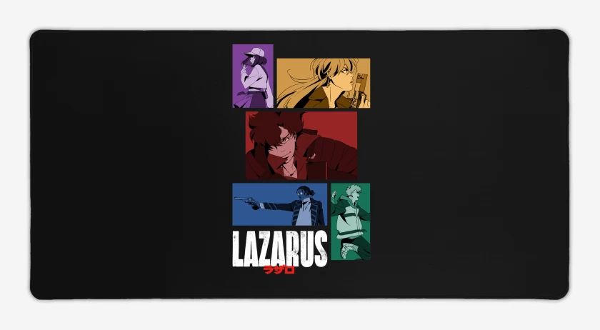 Mouse pad Gamer Negro de Lazarus