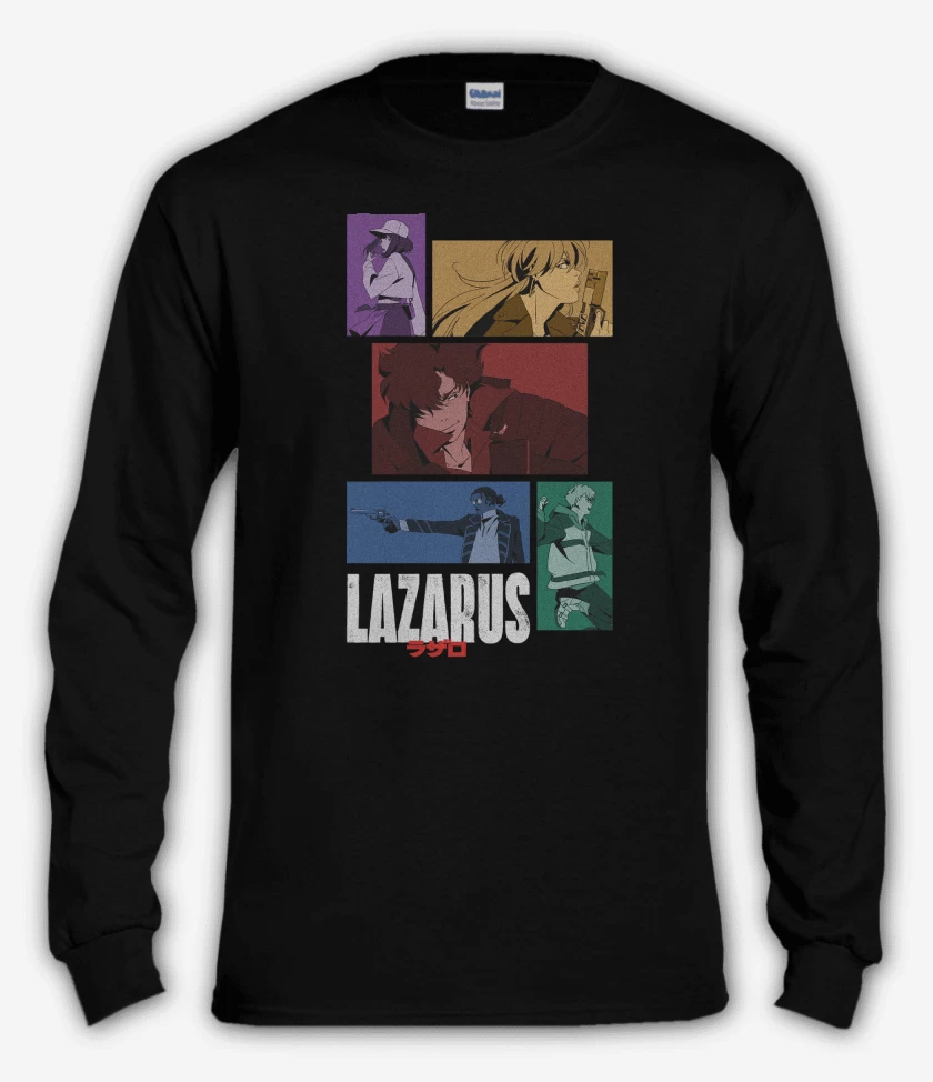 Polera manga larga Negro de Lazarus