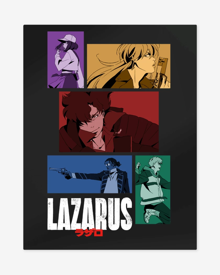 Print metalico Negro de Lazarus