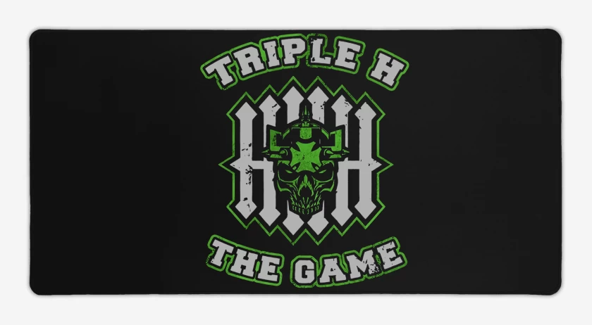 Mouse pad Gamer Negro de Triple H The game