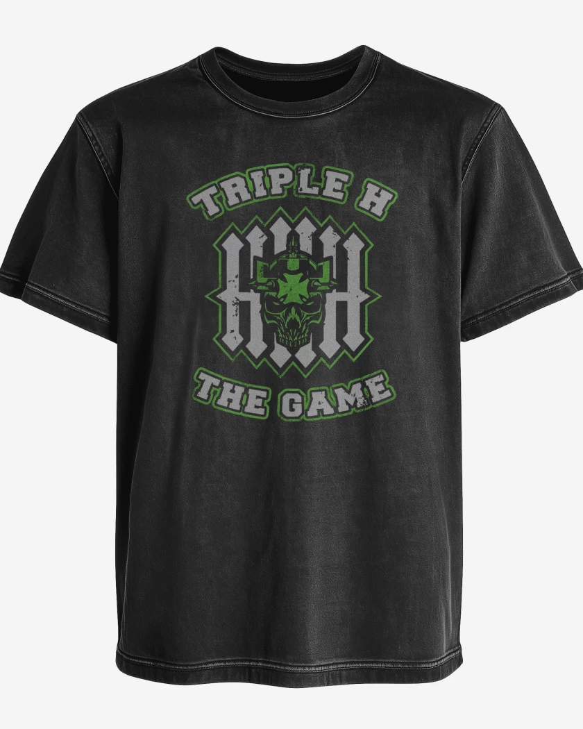 Polera desgastada Triple H The game