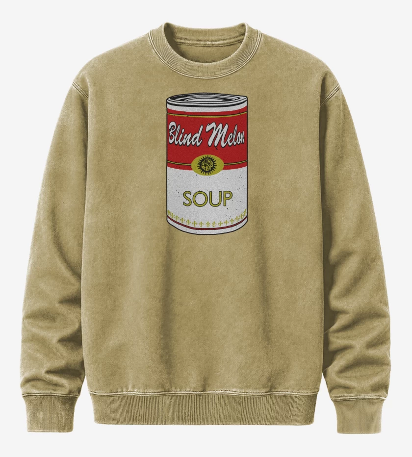 Poleron Polo Acid Wash Beige de Blind Melon Soup