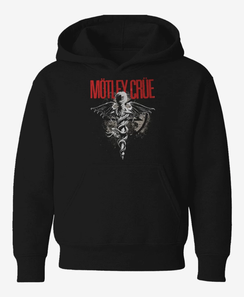 Poleron de niño Negro de Motley Crue