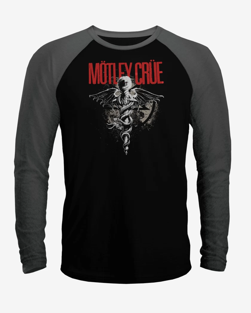 Polera Raglan Motley Crue