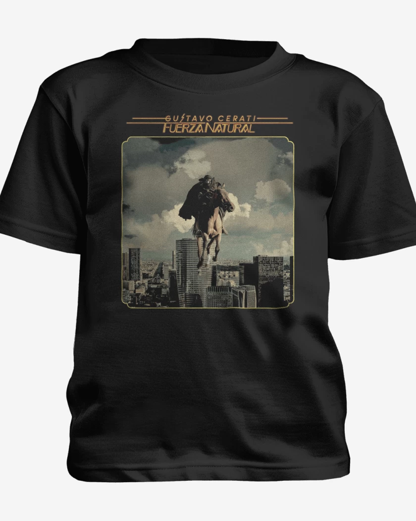 Polera de niño Negro de Fuerza Natural