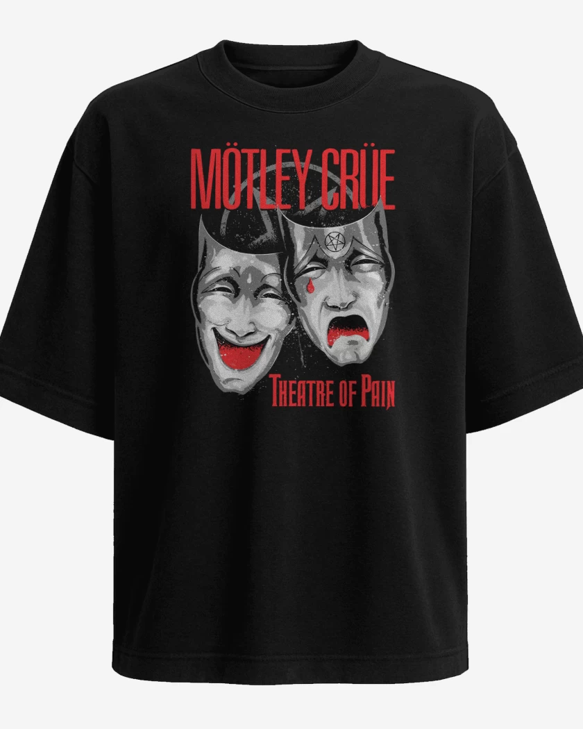 Polera Oversize Negro de Theatre of Pain