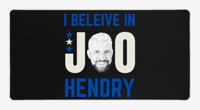 Mouse pad Gamer Negro de Joe Hendry