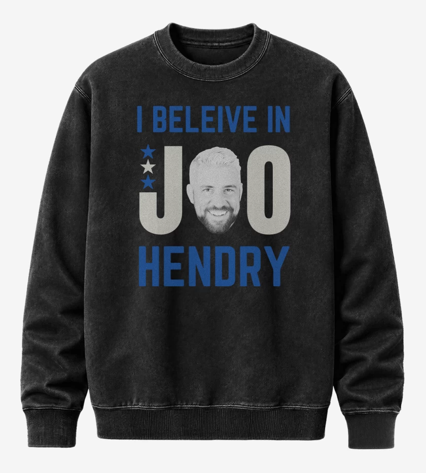 Poleron Polo Acid Wash Negro de Joe Hendry