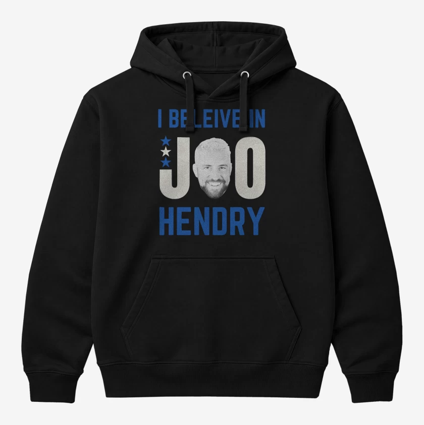 Polerón Canguro Negro de Joe Hendry