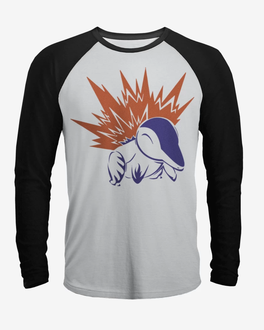 Polera Raglan Blanco / Negro de Cynda