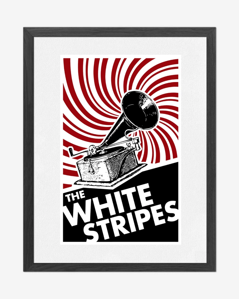 Cuadro decorativo Blanco de The White Stripes