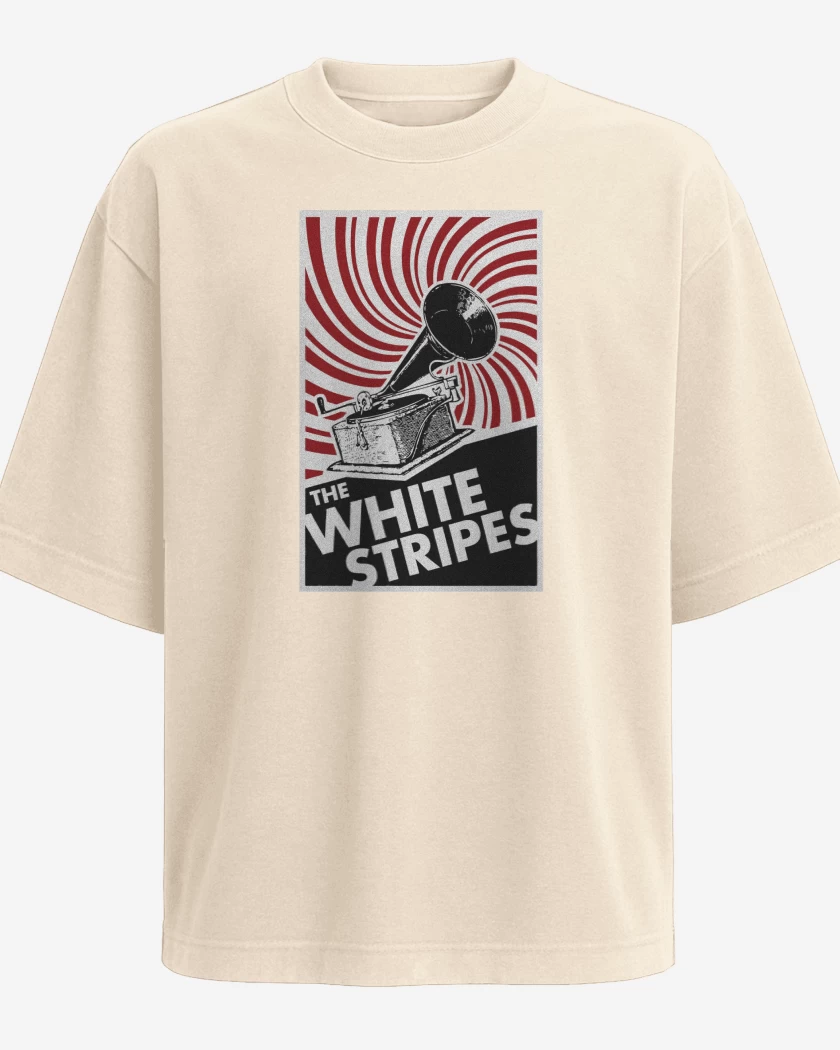 Polera Oversize Beige de The White Stripes