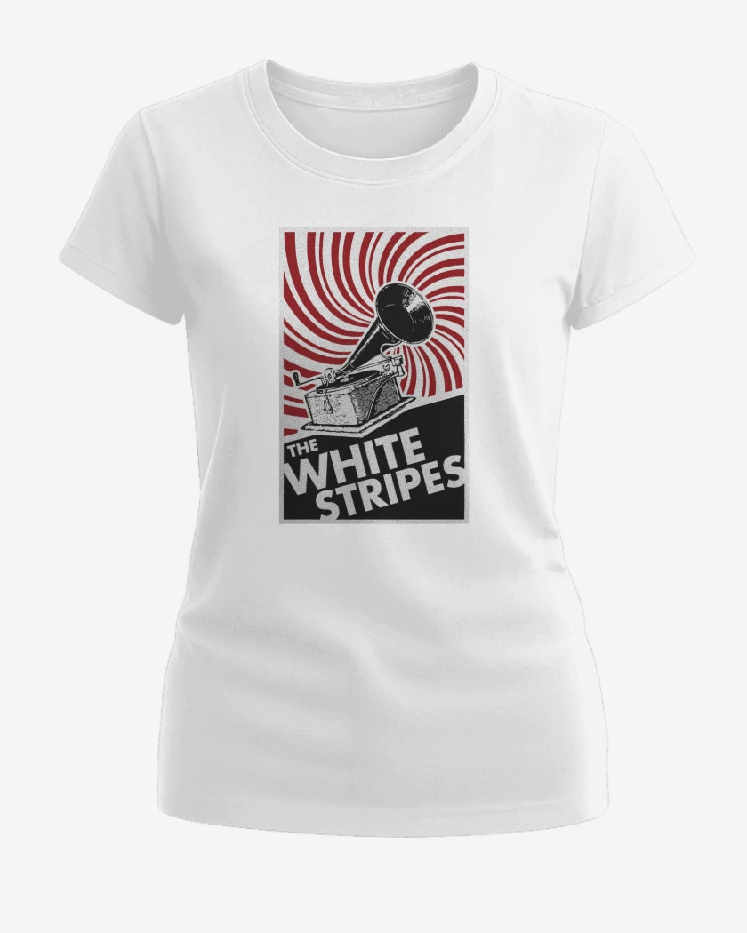 Polera de Mujer Blanco de The White Stripes