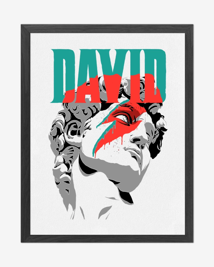 Cuadro decorativo Blanco de David