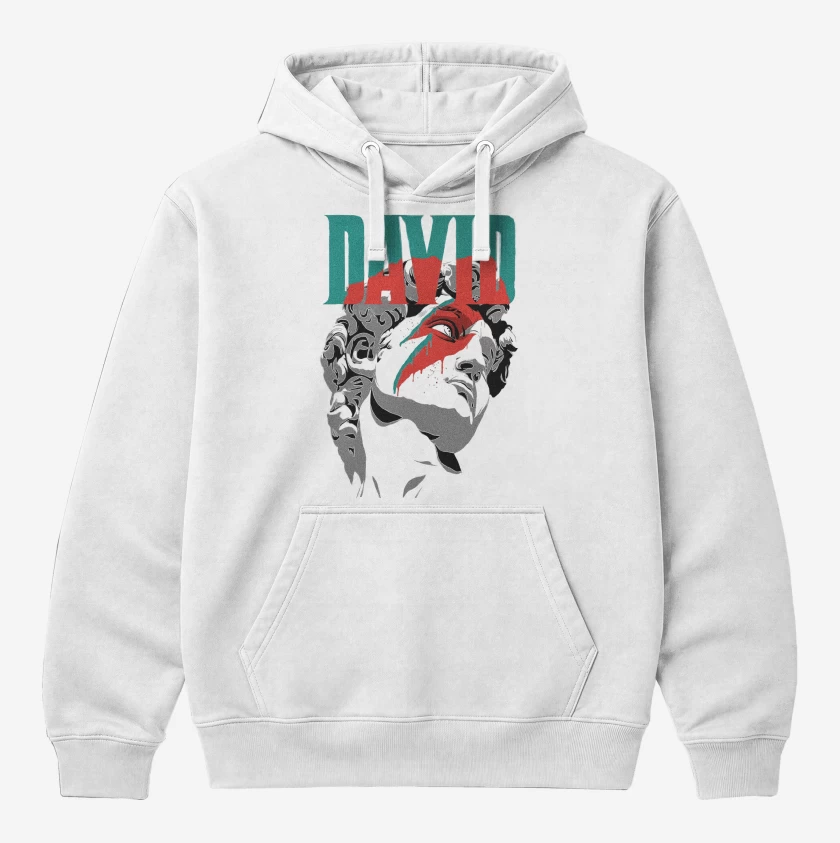 Polerón Canguro Blanco de David