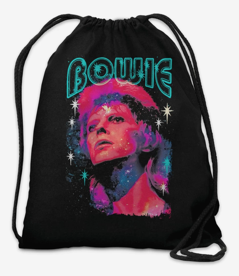 Mochila Negro de Bowie Starman
