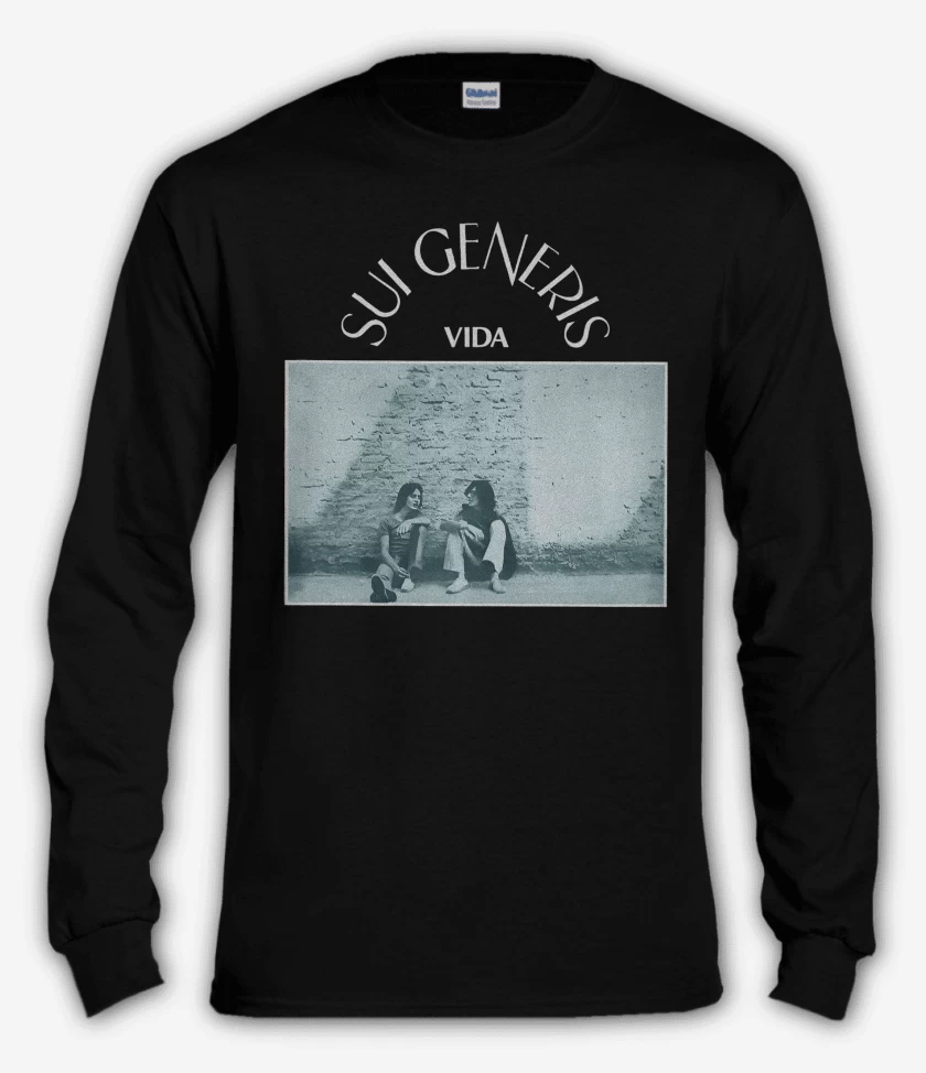 Polera manga larga Negro de Sui Generis