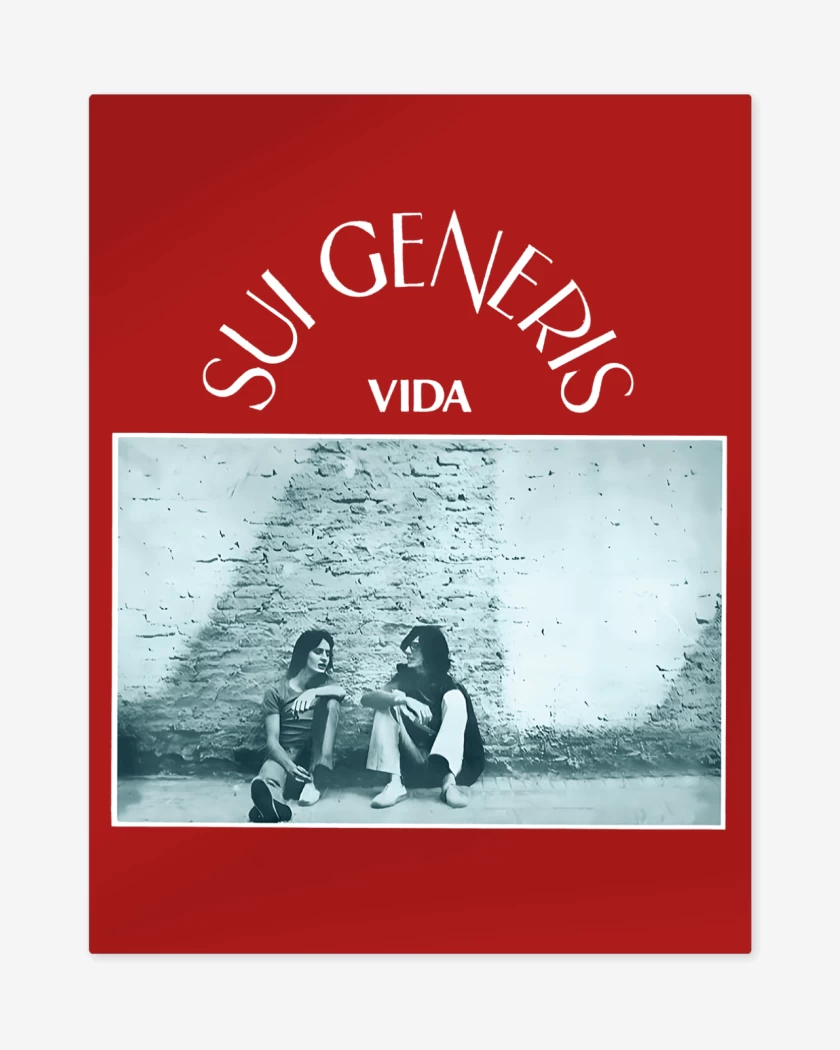 Print metalico Rojo de Sui Generis