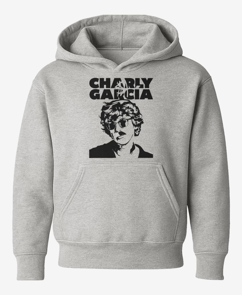 Poleron de niño Gris Melange de Charly Garcia