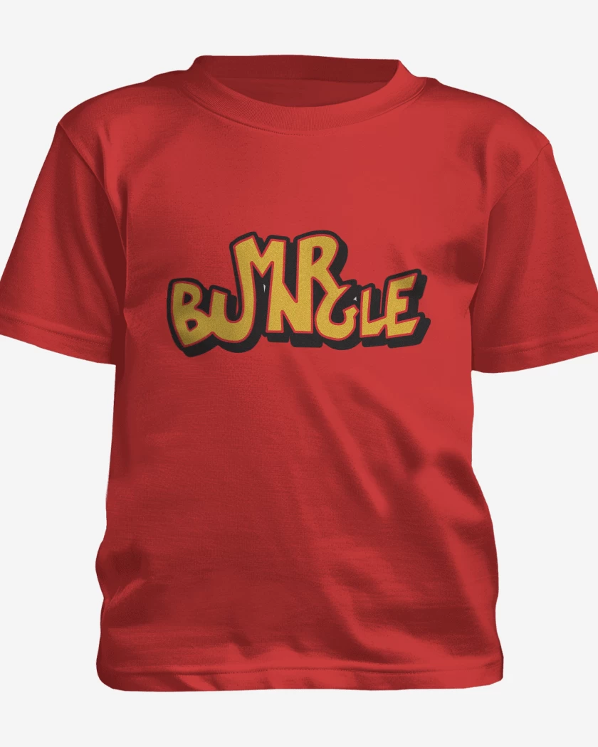 Polera de niño Rojo de Mr Bungle Logo