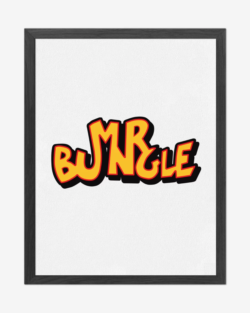 Cuadro decorativo Blanco de Mr Bungle Logo