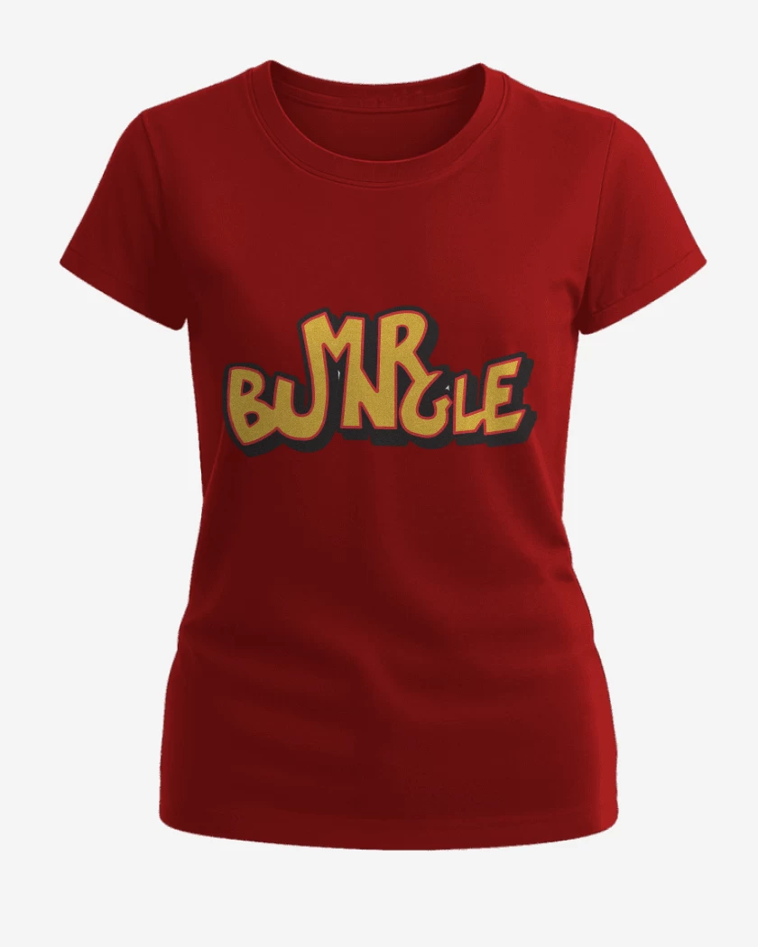 Polera de Mujer Rojo de Mr Bungle Logo